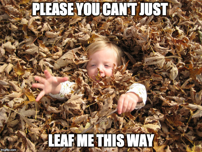Legends of the Fall PLEASE YOU CAN'T JUST LEAF ME THIS WAY image tagge...
