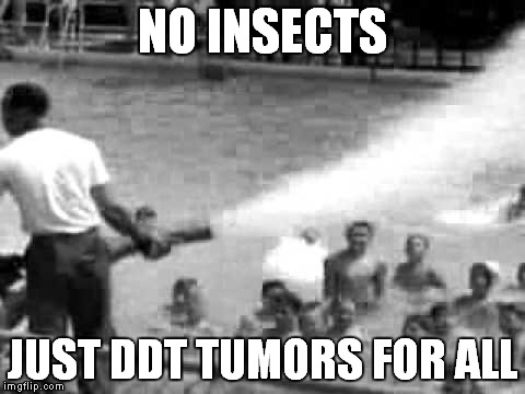 NO INSECTS JUST DDT TUMORS FOR ALL | made w/ Imgflip meme maker