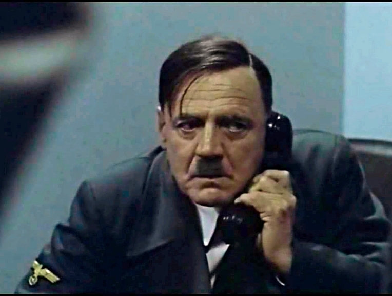 High Quality Hitler Phone Blank Meme Template