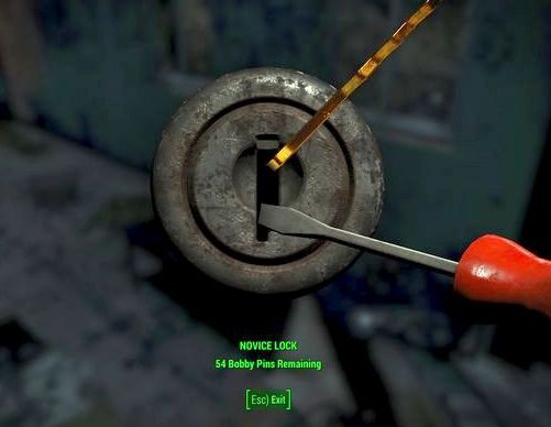High Quality Fallout lock picking Blank Meme Template