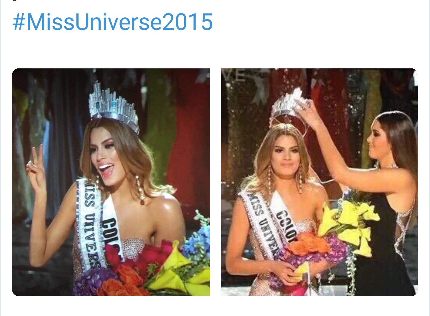 Miss Colombia  Blank Meme Template