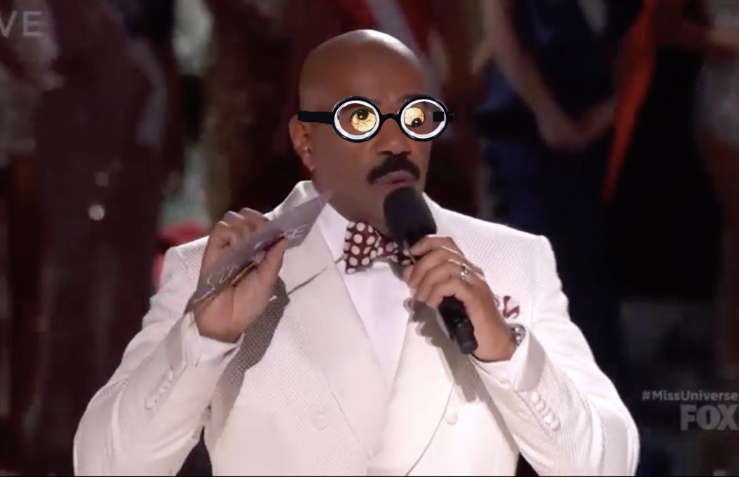 Steve Harvey Miss Universe Blank Meme Template