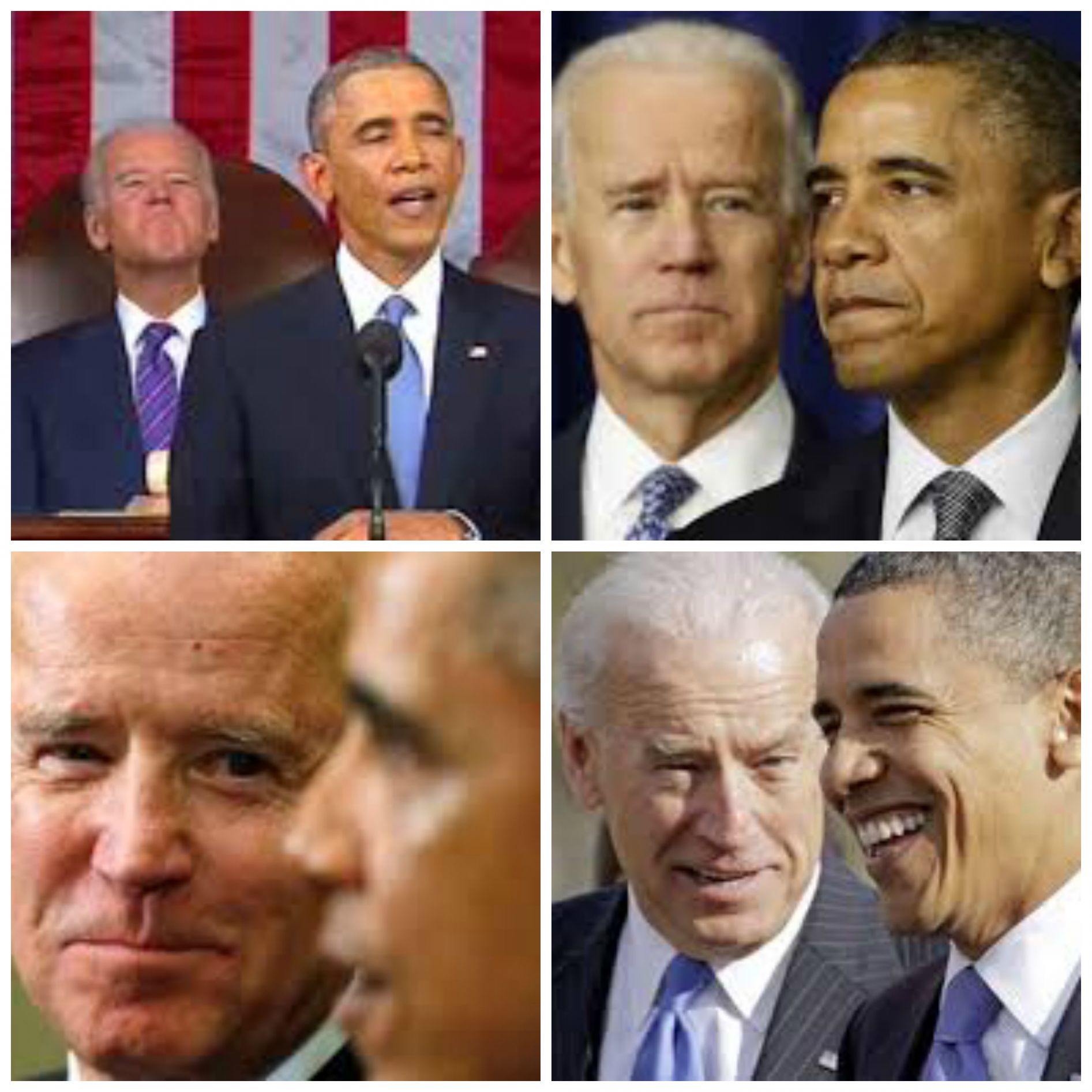 High Quality Biden Loves Obama Blank Meme Template