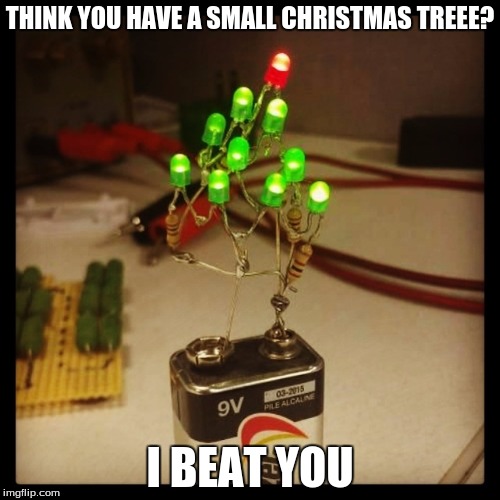 My Christmas Tree | THINK YOU HAVE A SMALL CHRISTMAS TREEE? I BEAT YOU | image tagged in memes,christmas,christmas tree | made w/ Imgflip meme maker