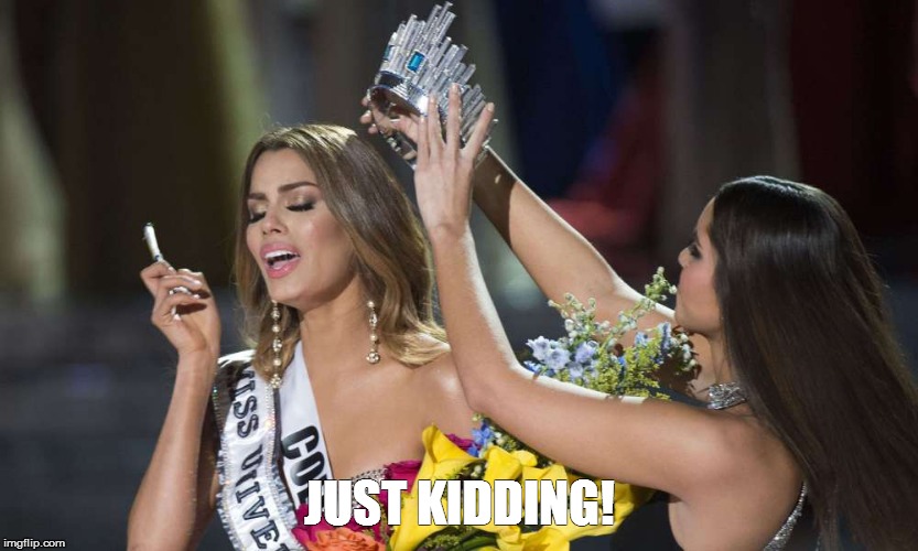 Miss Universe Screw Up Imgflip