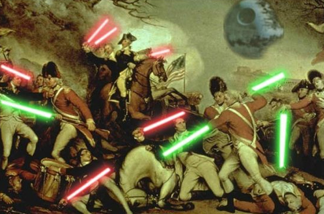 Lightsabers In History Blank Meme Template