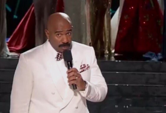 Steve Harvey Pageant Blank Meme Template