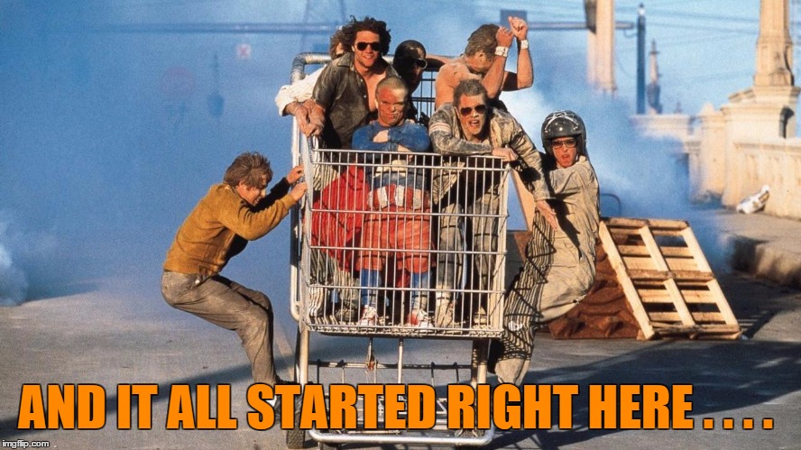 Jackass - The Movie | AND IT ALL STARTED RIGHT HERE . . . . | image tagged in jackass - the movie | made w/ Imgflip meme maker