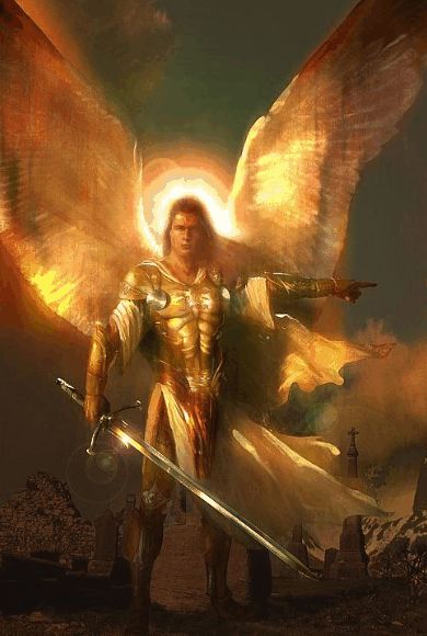 Archangel Angel Michael Blank Meme Template