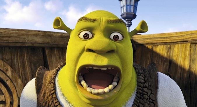 High Quality Shrek says Blank Meme Template