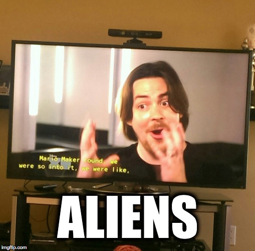 He got inspiration from someone.... | ALIENS | image tagged in egoraptor,aliens,ancient aliens,ancient aliens guy | made w/ Imgflip meme maker