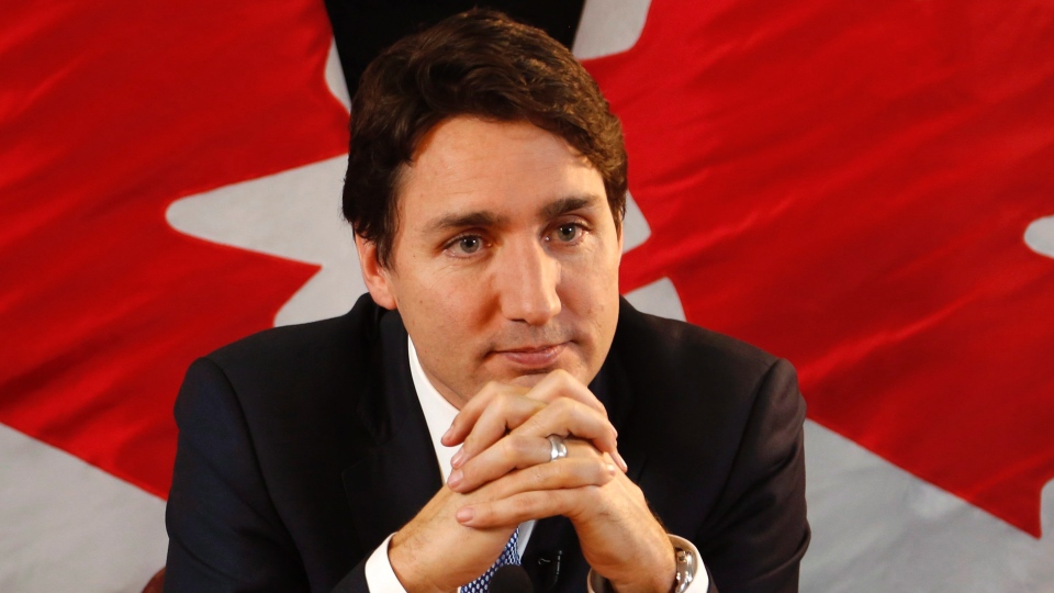 Trudeau (Source: Patrick Doyle / The Canadian Press) Blank Meme Template