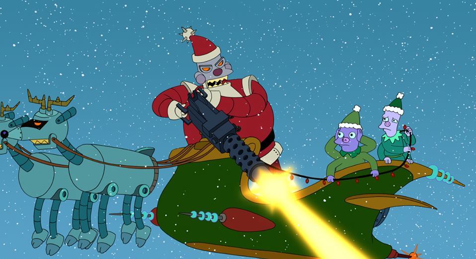 High Quality Robot Santa Blank Meme Template