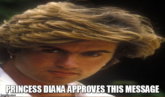 PRINCESS DIANA APPROVES THIS MESSAGE | made w/ Imgflip meme maker