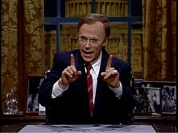 Dana Carvey as President Bush Blank Meme Template