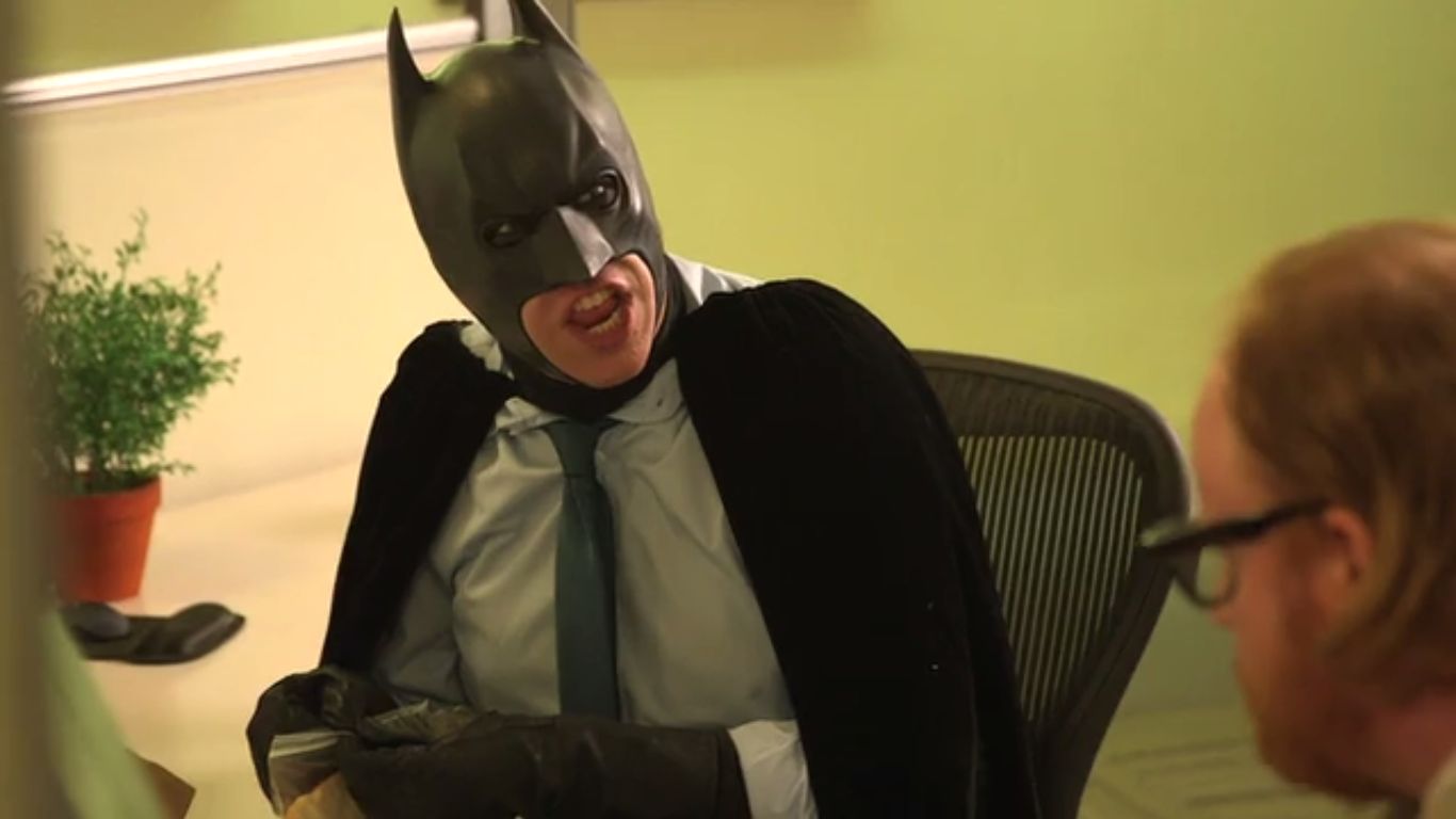 High Quality batman office Blank Meme Template