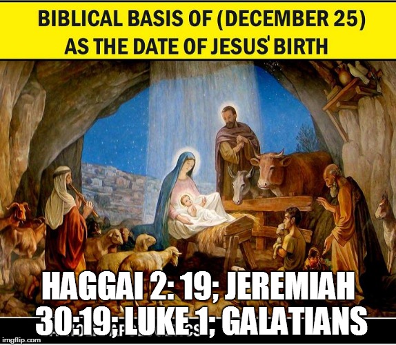 HAGGAI 2: 19; JEREMIAH 30:19; LUKE 1; GALATIANS | made w/ Imgflip meme maker