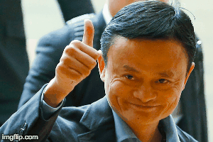 Jack Ma with his active fingers - Imgflip