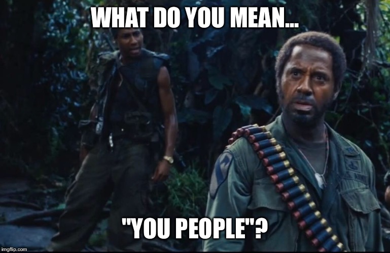 WHAT DO YOU MEAN... "YOU PEOPLE"? | made w/ Imgflip meme maker