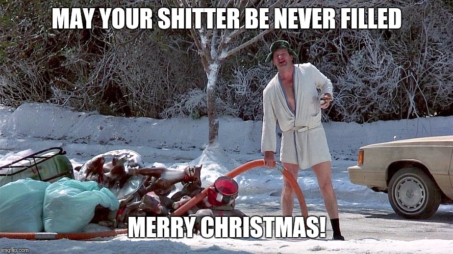 We all have that one cousin.... | MAY YOUR SHITTER BE NEVER FILLED MERRY CHRISTMAS! | image tagged in christmas vacation,merry christmas,shitters full,memes | made w/ Imgflip meme maker