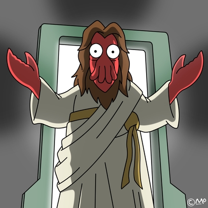 Jesus Zoidburg Blank Meme Template