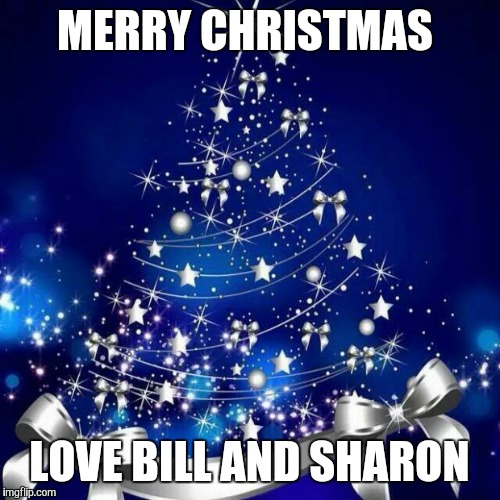 Merry Christmas  | MERRY CHRISTMAS LOVE BILL AND SHARON | image tagged in merry christmas  | made w/ Imgflip meme maker