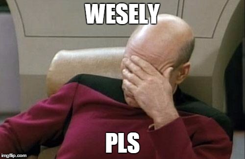 Captain Picard Facepalm | WESELY PLS | image tagged in memes,captain picard facepalm | made w/ Imgflip meme maker