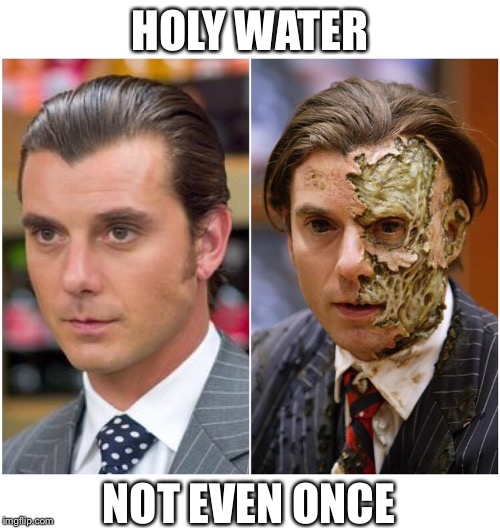 HOLY WATER NOT EVEN ONCE | image tagged in holy,not even once,meth,bush | made w/ Imgflip meme maker