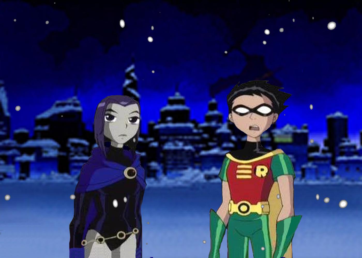 Teen Titans Winter Blank Meme Template