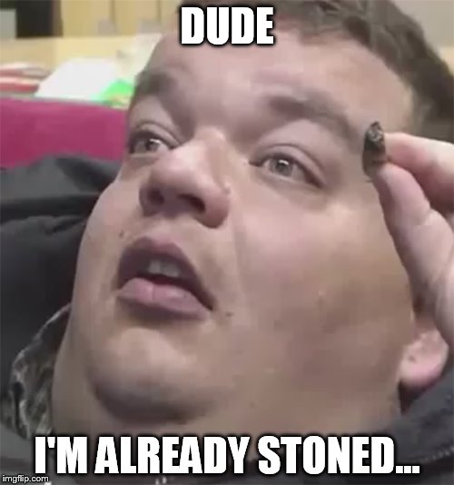 stoned guy meme dude