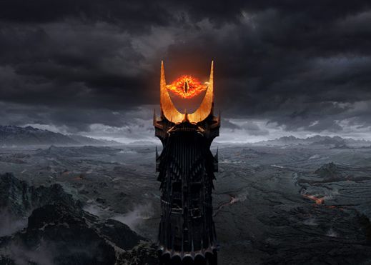 The eye of Sauron Blank Meme Template