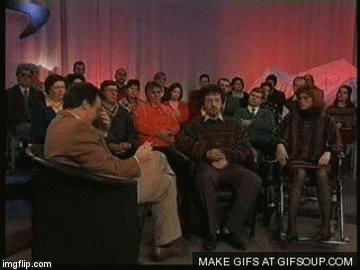 talkshow laugh | image tagged in gifs | made w/ Imgflip video-to-gif maker
