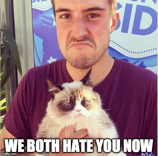 WE BOTH HATE YOU NOW | made w/ Imgflip meme maker