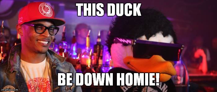 THIS DUCK BE DOWN HOMIE! | made w/ Imgflip meme maker
