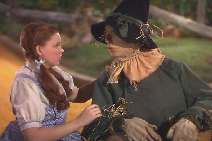 Dorothy and scarecrow Blank Meme Template