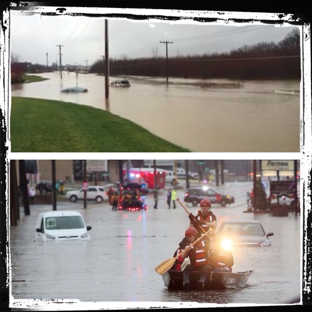 Flooded streets Blank Meme Template