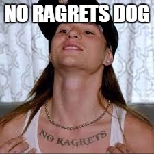 NO RAGRETS DOG | made w/ Imgflip meme maker