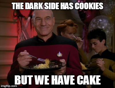 THE DARK SIDE HAS COOKIES BUT WE HAVE CAKE | made w/ Imgflip meme maker