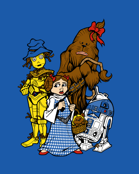 Star Wars Wizard of Oz Dorothy Blank Meme Template