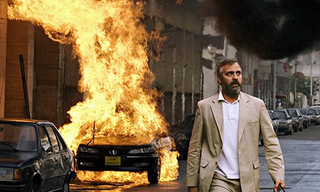 Clooney Explosion Blank Meme Template