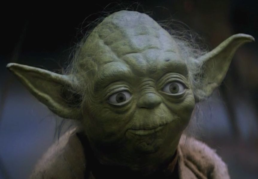 Yoda's Realization Blank Meme Template