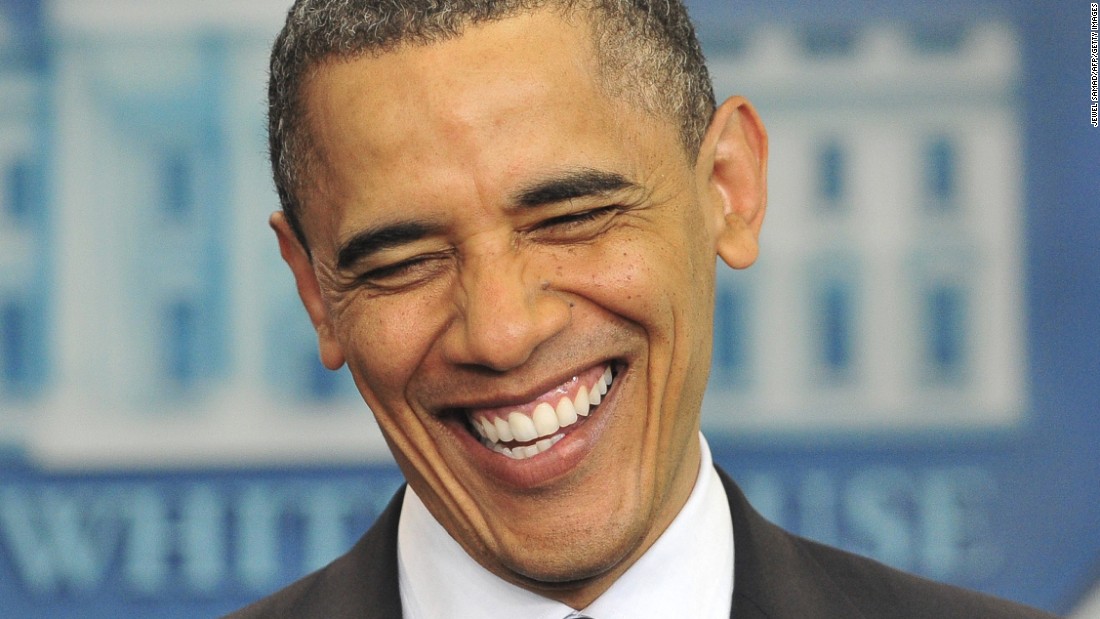 High Quality obama laughing immigration deportation neoliberalism Blank Meme Template