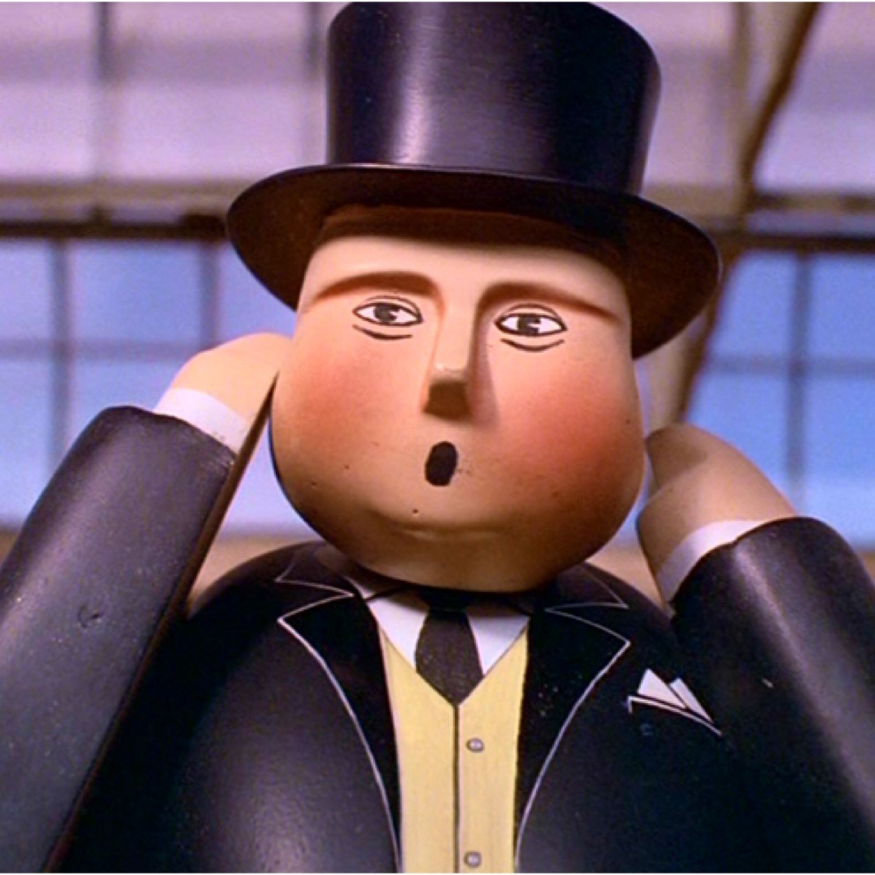 High Quality fat controller Blank Meme Template