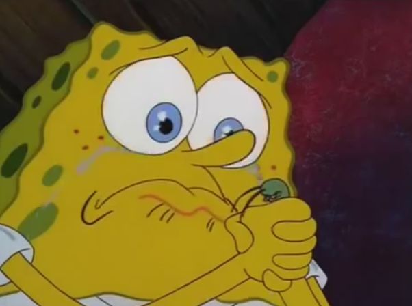 Video animation template of Sad SpongeBob in various effects : r