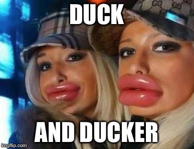 Duck Face Chicks Meme | DUCK AND DUCKER | image tagged in memes,duck face chicks | made w/ Imgflip meme maker