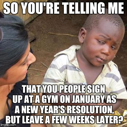 when do new years resolutioners stop going to the gym