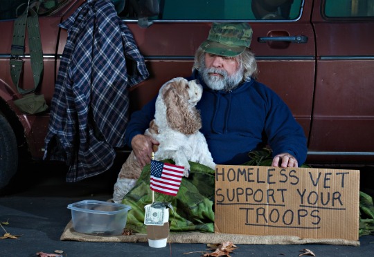 Homeless vet Blank Meme Template