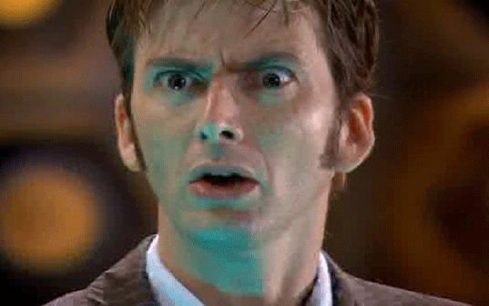 High Quality Confused David Tennant  Blank Meme Template