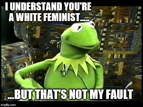 but that's not my fault... Kermit
    | I UNDERSTAND YOU'RE A WHITE FEMINIST..... | image tagged in but that's not my fault,memes,white,feminist,privileged | made w/ Imgflip meme maker