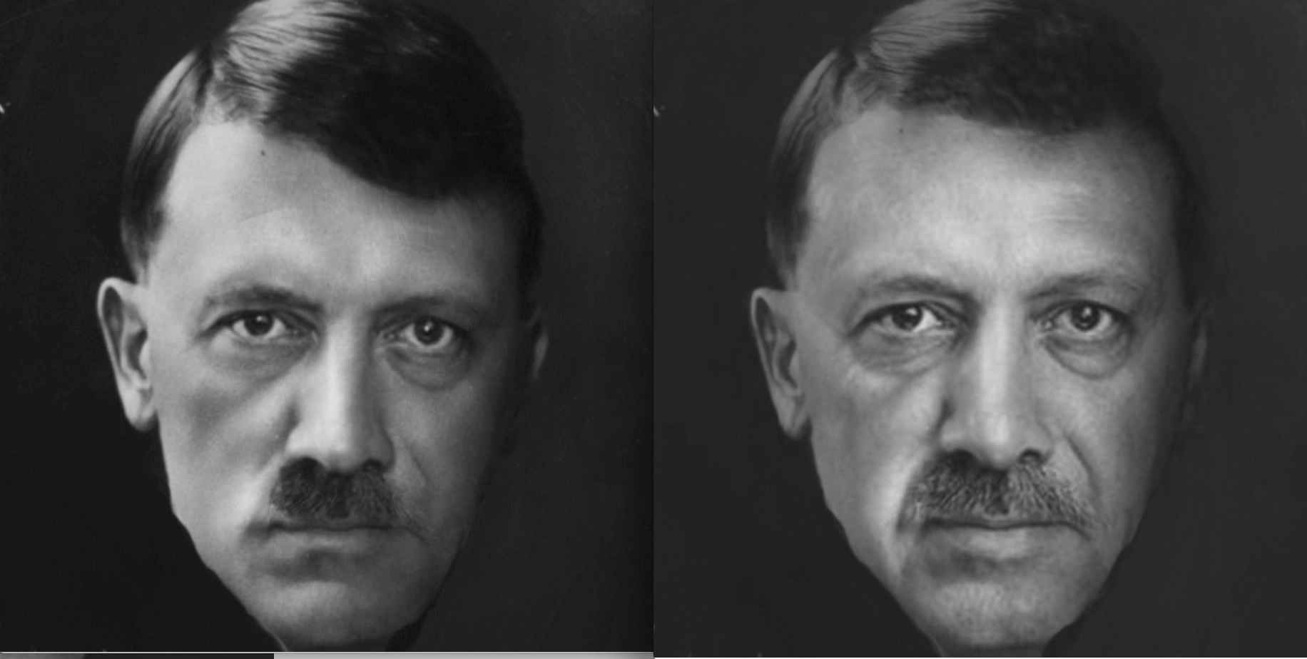 Hitler - Erdogan Blank Meme Template